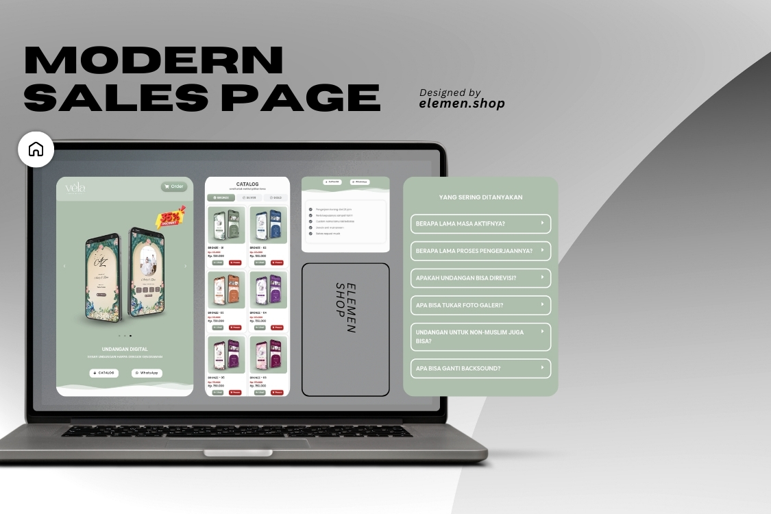 Modern SALES PAGE